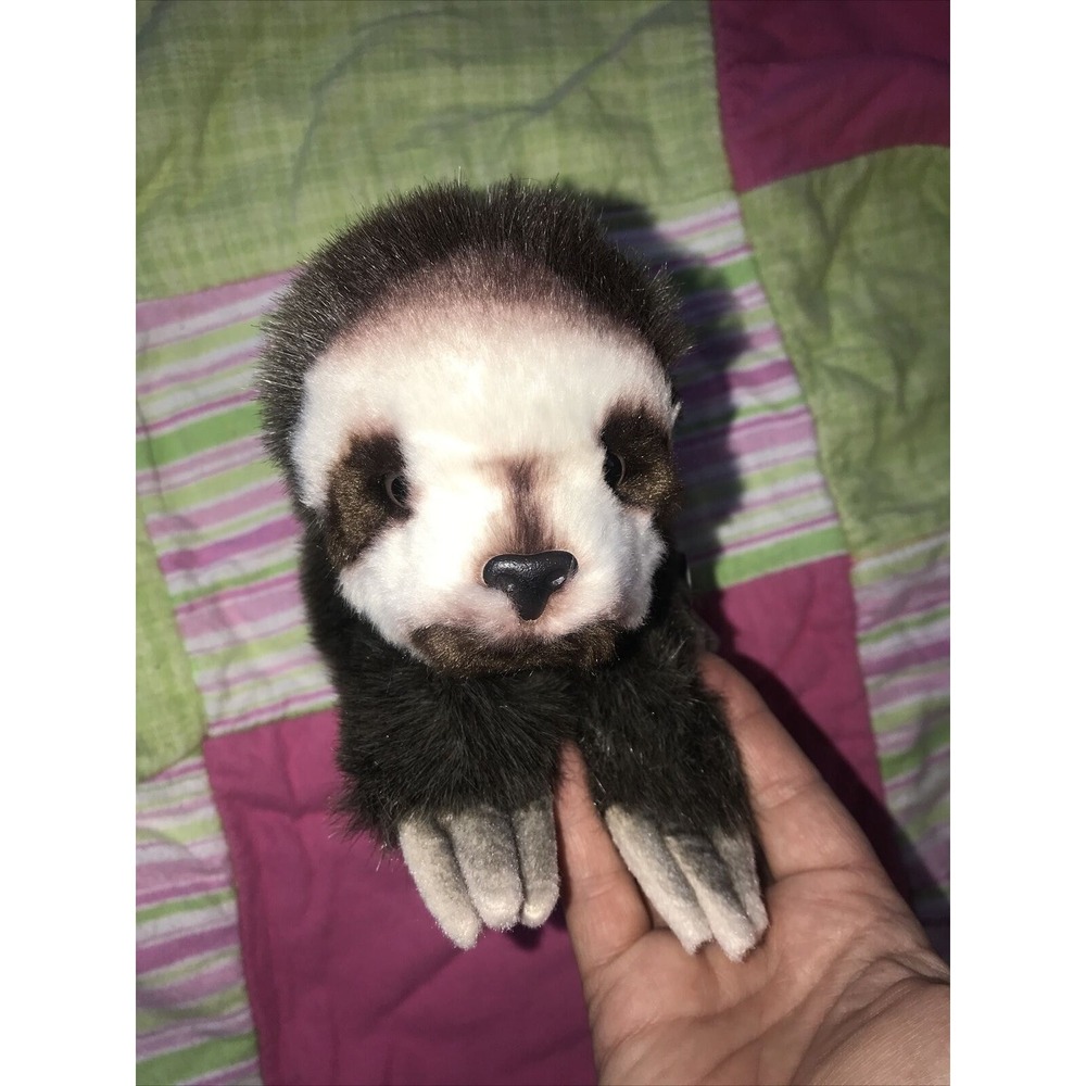 Demdaco Brown, Beige And White Sloth Plush Toy New